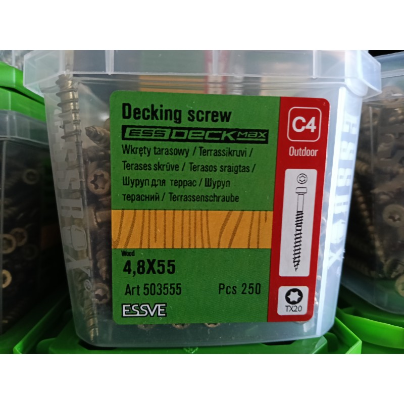 WKRĘT TARAS. ESSDECK MAX 4,8x55  CORRS   503555